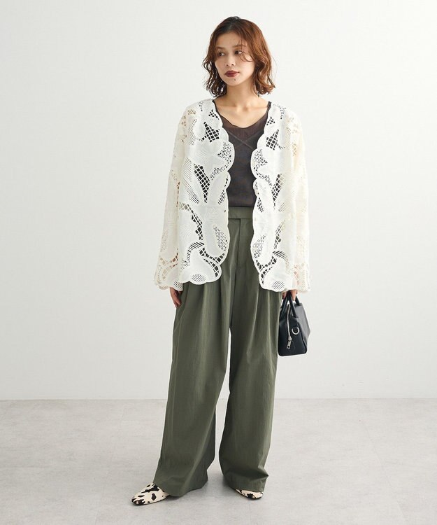 Green Parks ・ＳＵＧＡＲ　ＳＰＯＯＮ　シアー切替タンクトップⅡ Charcoal Gray