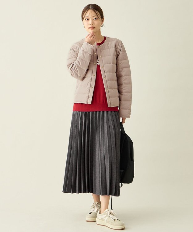 ANY フレンチダウンショートコート モカ