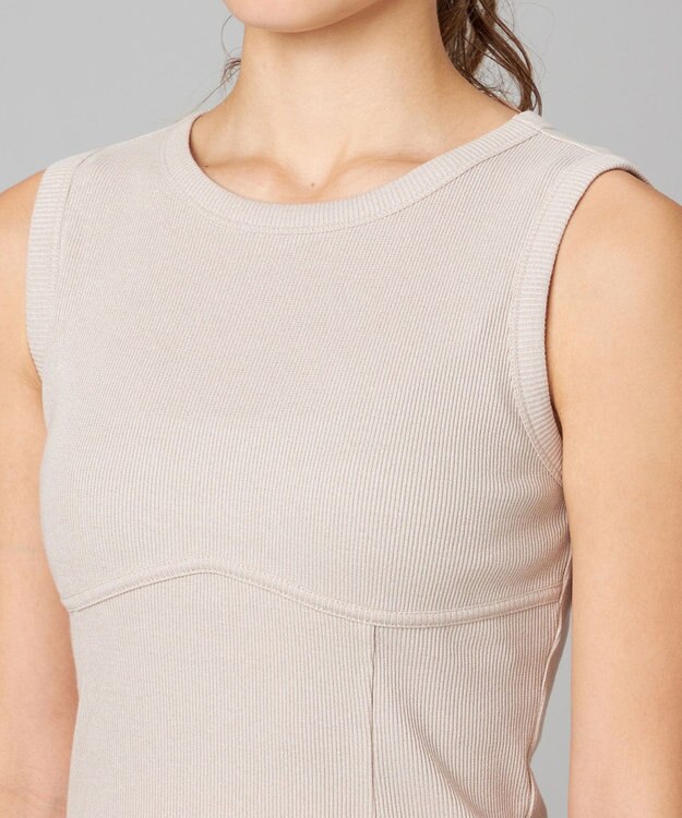 Chacott Chacott BALANCE ホリデーラメタンクトップ ベージュ