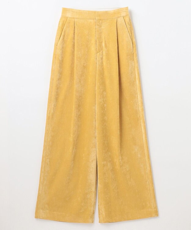 NAVE ブライトベロア パンツ イエロー系