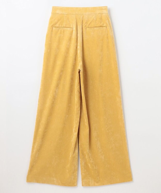 NAVE ブライトベロア パンツ イエロー系