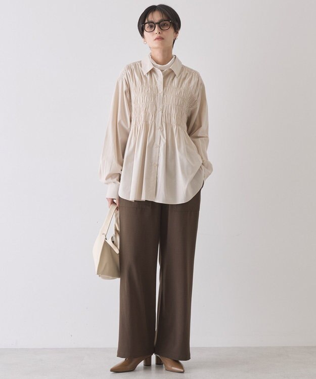 AMERICAN HOLIC シャーリングシャツ Light Beige