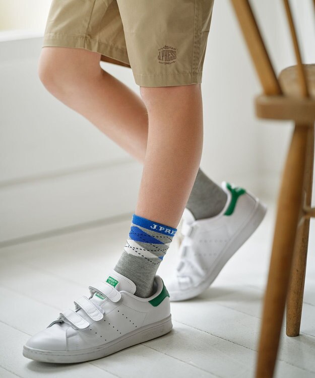 J.PRESS KIDS 【19-26cm】3P ソックス アイボリー系