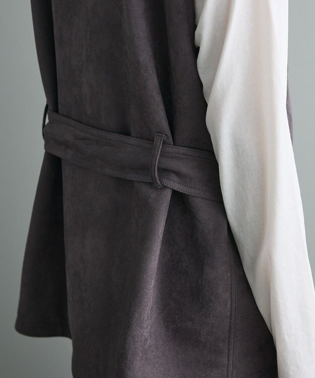 CRAFT STANDARD BOUTIQUE フェイクスエードベスト Charcoal Gray