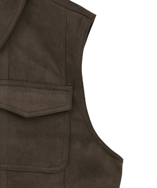CRAFT STANDARD BOUTIQUE フェイクスエードベスト Brown