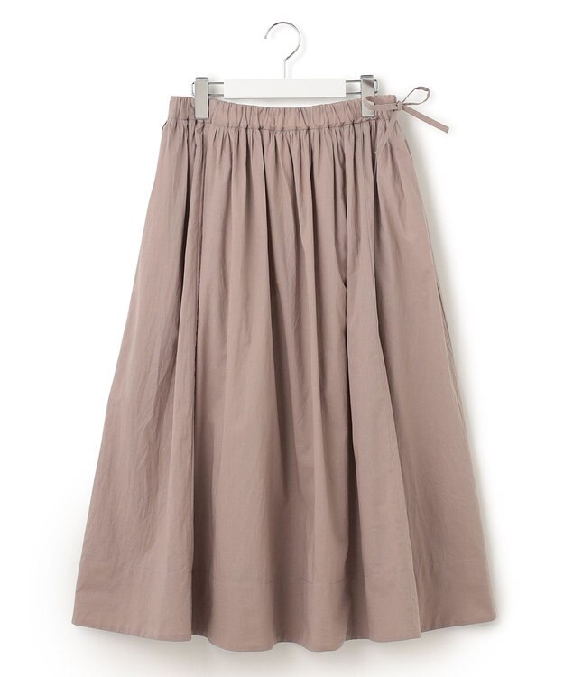 J.PRESS YORK STREET 【WOMEN】コットンボイルスカート ライトグレー系