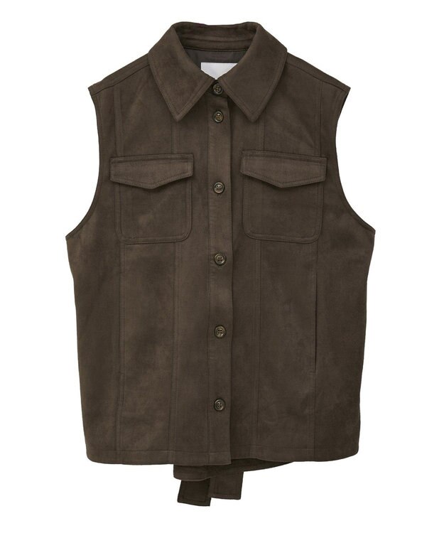 CRAFT STANDARD BOUTIQUE フェイクスエードベスト Brown