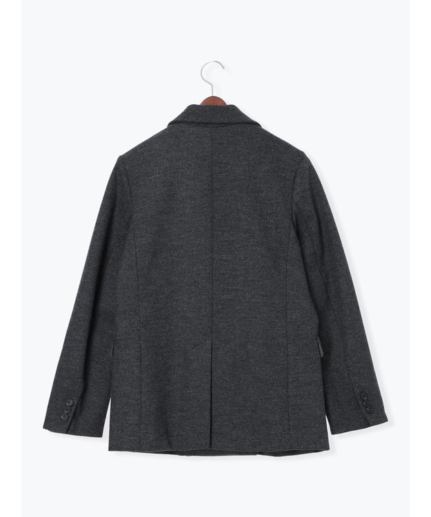 Te chichi ウール混ジャージーテーラードジャケット チャコールグレー