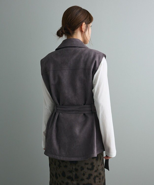 CRAFT STANDARD BOUTIQUE フェイクスエードベスト Charcoal Gray