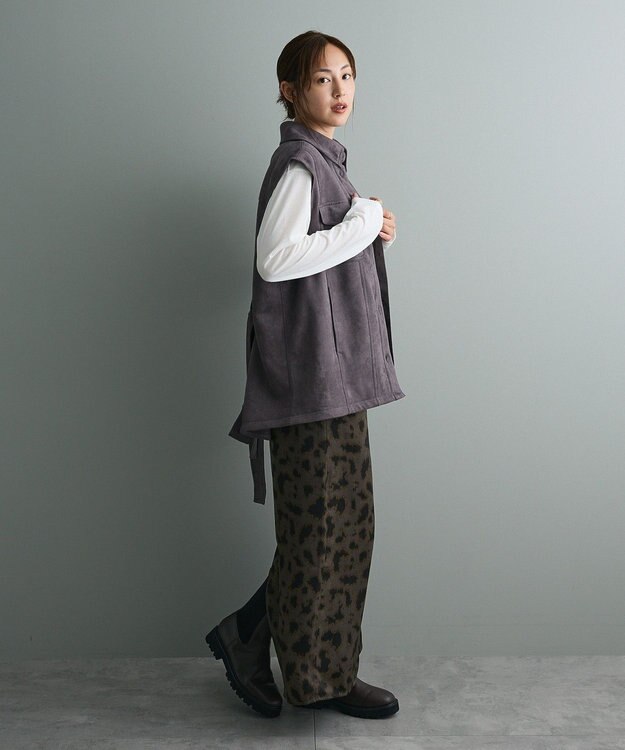 CRAFT STANDARD BOUTIQUE フェイクスエードベスト Charcoal Gray