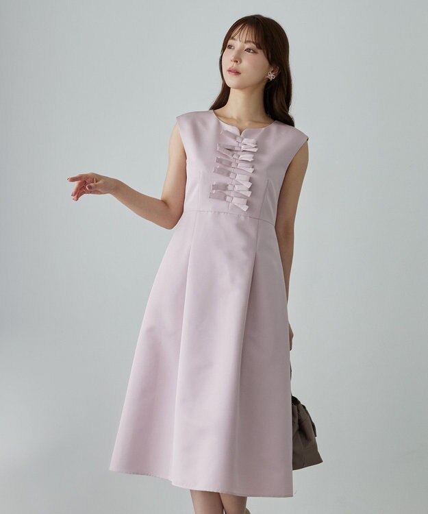 TOCCA 【洗える・消臭】WITH RIBBONS ドレス ピンク系