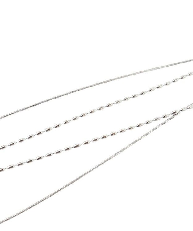 Green Parks ・ＨＡＬＦ　ＴＩＭＥ　サージカル２連ネックレス Silver