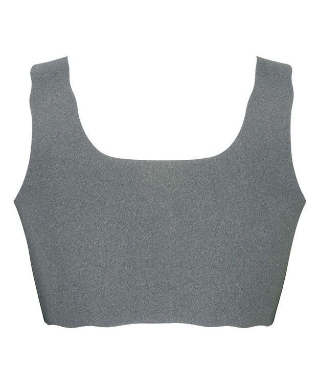 WACOAL 【GOCOCi ゴコチ】 ノンワイヤーブラ ハーフトップ まるでつけていないような着ごこち ムレにくい フラット仕上げ ホックなし CGG510 /ワコール グレー