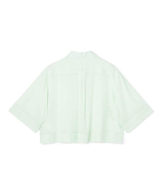 BEIGE， BAC / コットンシアー ショートレングスシャツ Mint