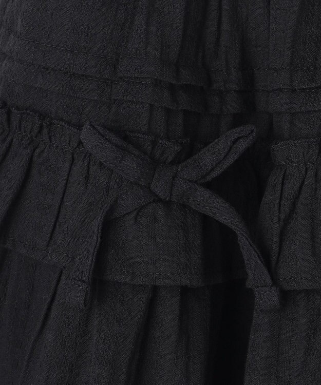 ANY KIDS 【洗濯機可能】カラミドビー ティアードスカパン ブラック