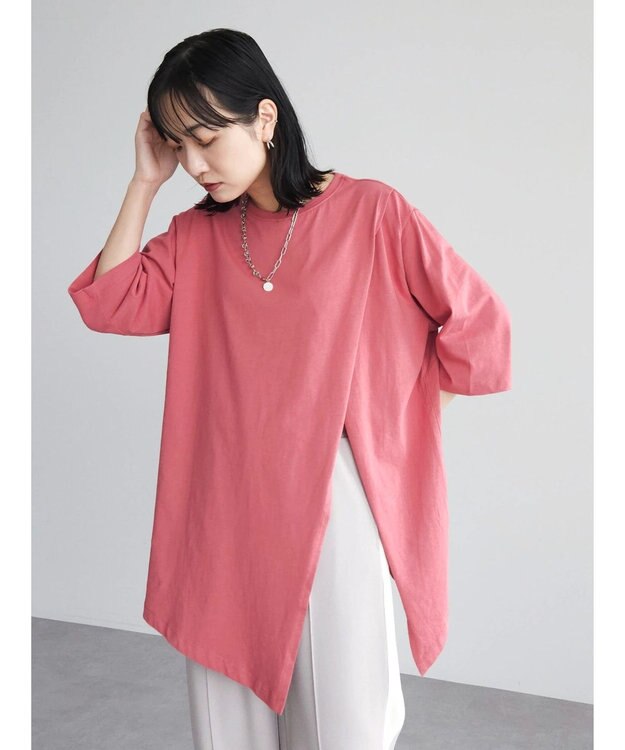 Green Parks アシメトリーデザインチュニック Pink