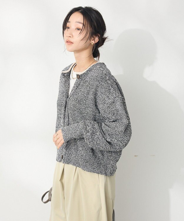 CRAFT STANDARD BOUTIQUE モールニットカーディガン Black