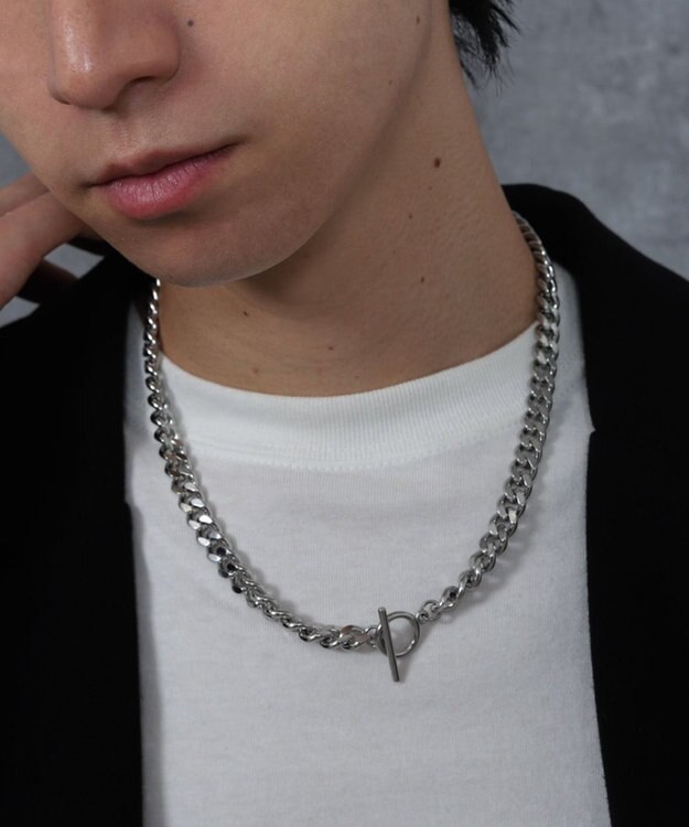 WEGO Mステンレスマンテルチェーンネックレス 柄1