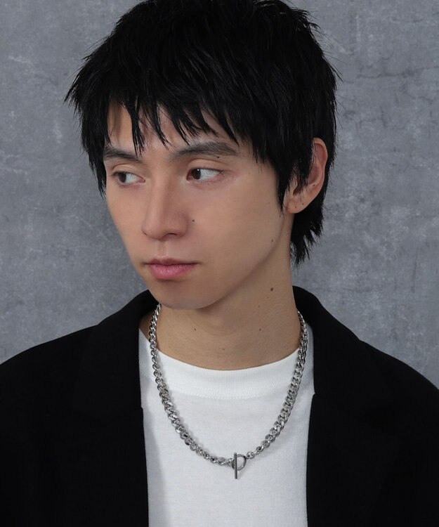 WEGO Mステンレスマンテルチェーンネックレス 柄1