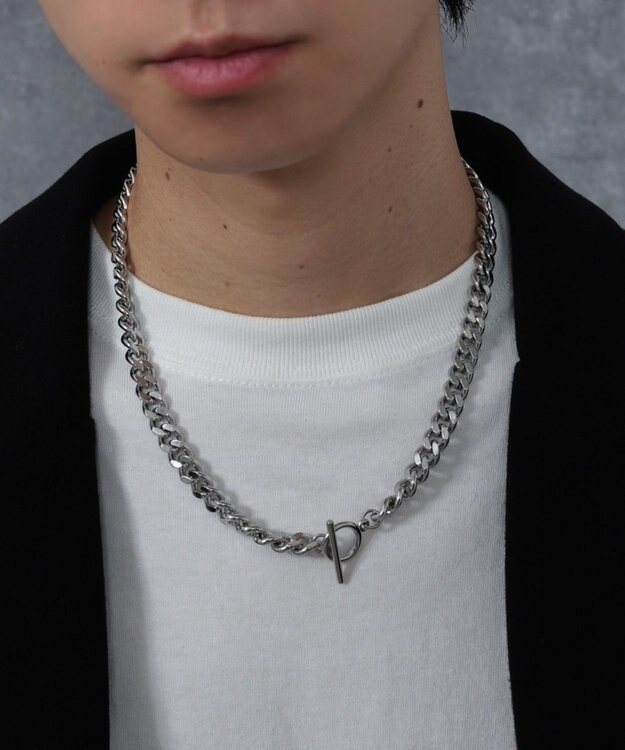 WEGO Mステンレスマンテルチェーンネックレス 柄1