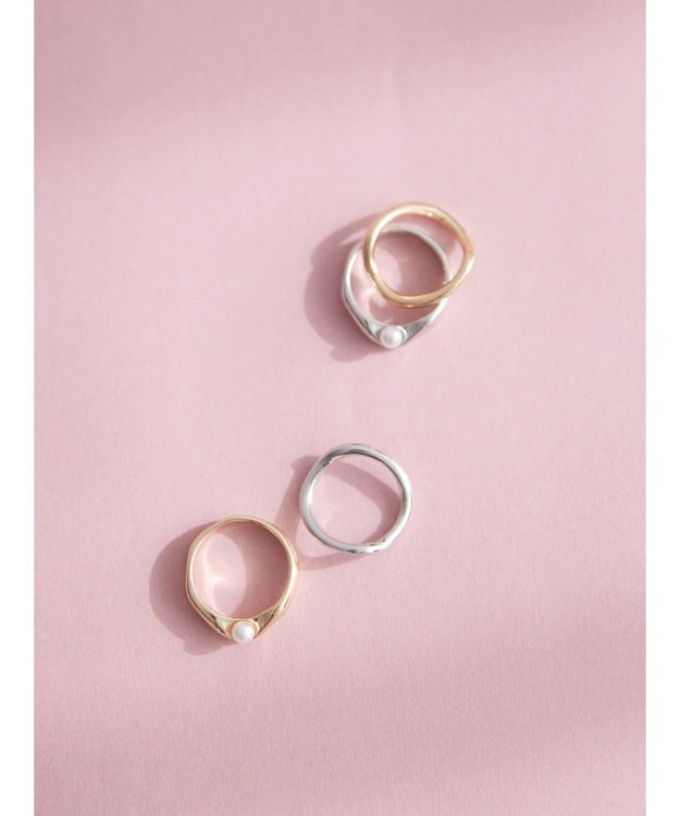 AMERICAN HOLIC ツイスト２ｓｅｔリング Silver