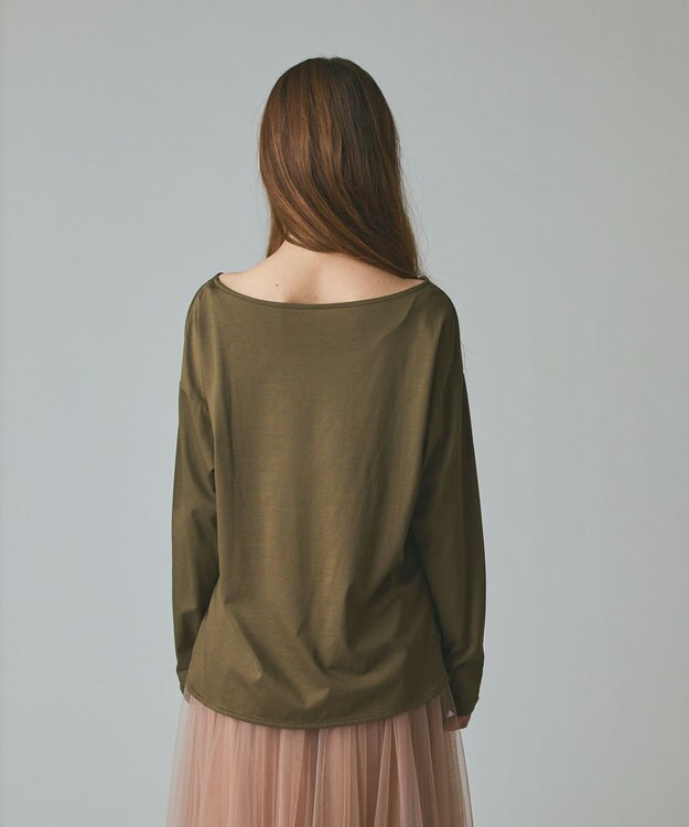 GRACE CONTINENTAL 天竺ドルマントップ カーキ