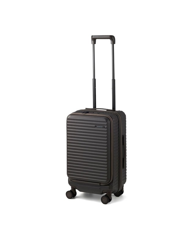 ACE BAGS & LUGGAGE EDGELINK CRUZBOX スーツケース 機内持込 フロントオープン 32/39L エキスパンド機能 05805 エッジリンク チョコレート