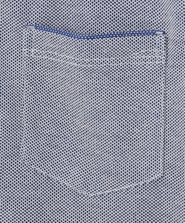 JOSEPH ABBOUD 【キングサイズ・消臭などの高機能】オーガニックコットン ダディ 長袖 ポロシャツ ブルー系