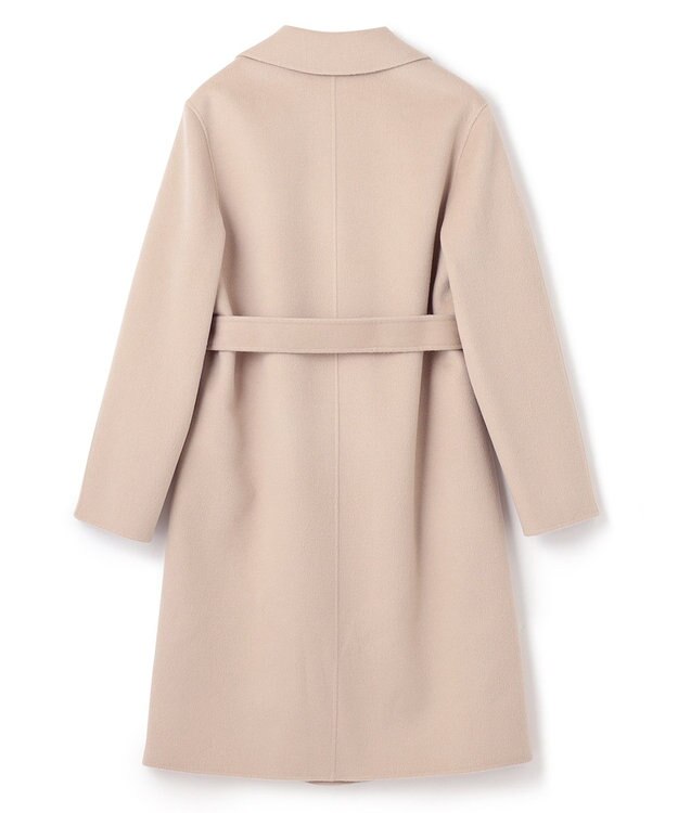 JOSEPH ダブルフェイスカシミヤ　ラップロングコート Parchment