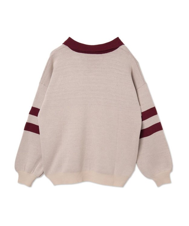 WEGO ナンバリングジャガードニット ワイン