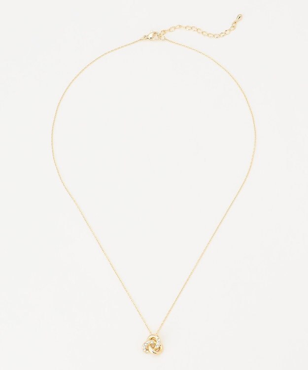 自由区 ステンレスエタニティ ネックレス ゴールド