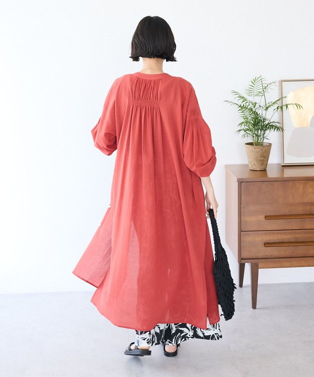 CRAFT STANDARD BOUTIQUE ジョーゼットワンピース Red