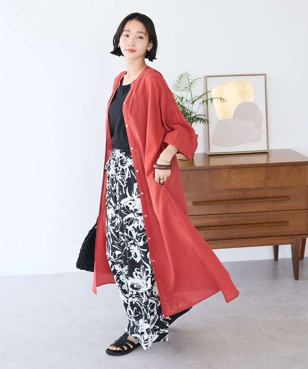 CRAFT STANDARD BOUTIQUE ジョーゼットワンピース Red