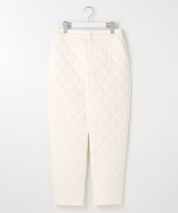 23区GOLF 冬の最強防寒パンツ【WOMEN】キルティング パンツ ホワイト系