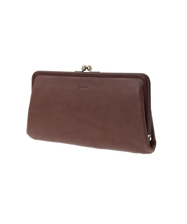 genten gソフト2 口金長財布 ノウチャ