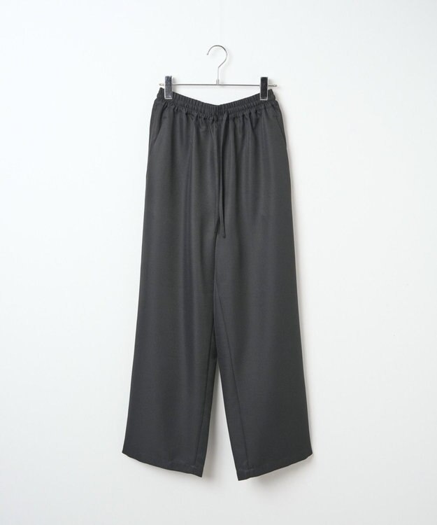 WEGO 【ウエストゴム/手洗い可】カラーイージーパンツ ブラック