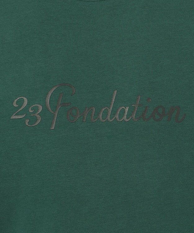 23区GOLF 【MEN】【23Fondation/WEB&一部店舗限定】ライト裏毛 スウェットプルオーバー グリーン系