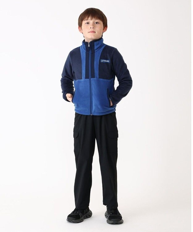 Columbia Columbia/ 【KIDS】バックボールIIフルジップフリース /コロンビア Collegiate Navy、 Mountain Blue