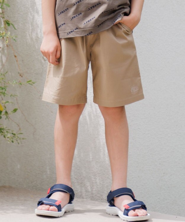 J.PRESS KIDS 【100-130㎝】コットンストレッチ ショートパンツ ベージュ系