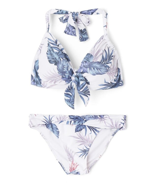 San-ai Resort（三愛水着楽園） 【新色ホワイト＆パープル入荷】４点セット水着　9M・11L【San-ai Resort（サンアイリゾート）】 ブルー