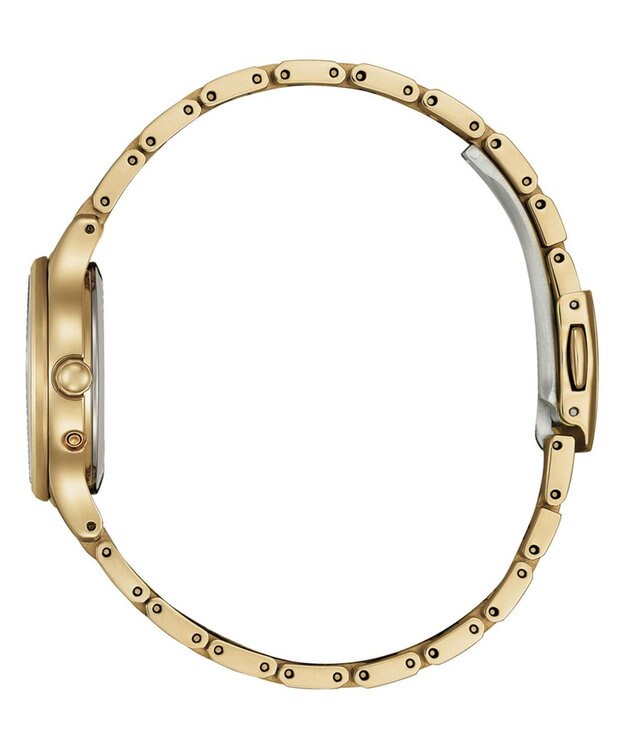 CITIZEN 【簡単バンド調整】アンバーイエローゴールドが艶やかな電波時計 ゴールド