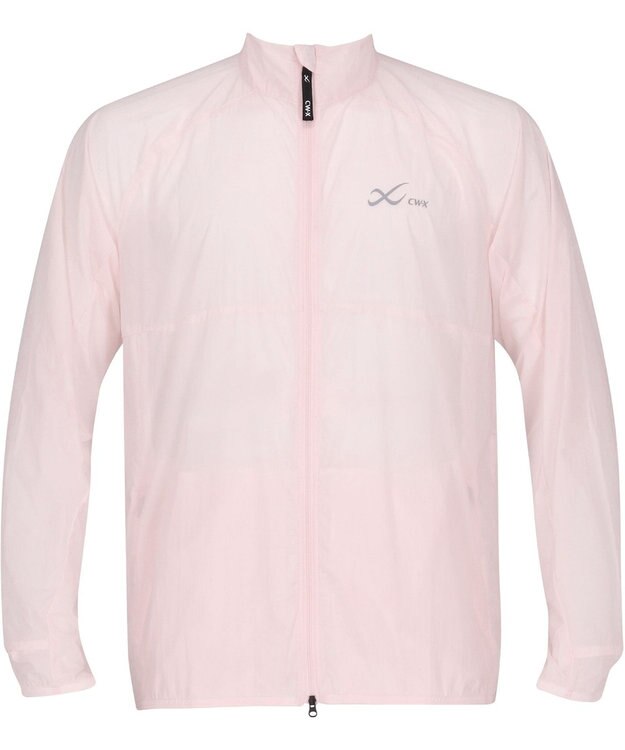 CW-X 【UNISEX】 CW-X ウインドブレーカー 上下開きファスナー スポーツウェア 長袖 ハイネック ユニセックス DWR599 /ワコール サーモンピンク