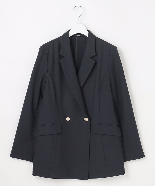 ANY SIS L スマートビューティストレッチテーラード ジャケット ネイビー