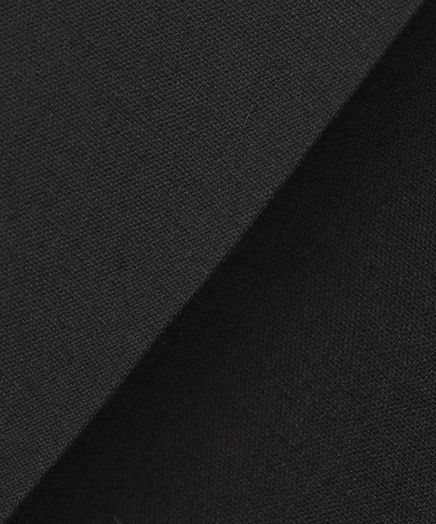 23区 【洗える/セットアップ対応】アイアスマットストレッチ テーパード パンツ ブラック系