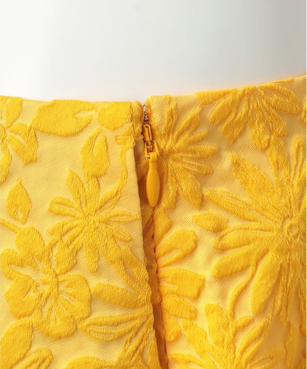 23区 【R(アール)】LIMONTA フラワージャカード スカート サフランイエロー系