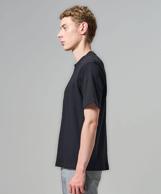 JOSEPH HOMME 【WEB限定】【新素材】エアータックジャージー  クルーネックTシャツ ブラック系