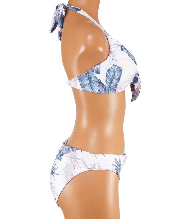 San-ai Resort（三愛水着楽園） 【新色ホワイト＆パープル入荷】４点セット水着　9M・11L【San-ai Resort（サンアイリゾート）】 ブルー