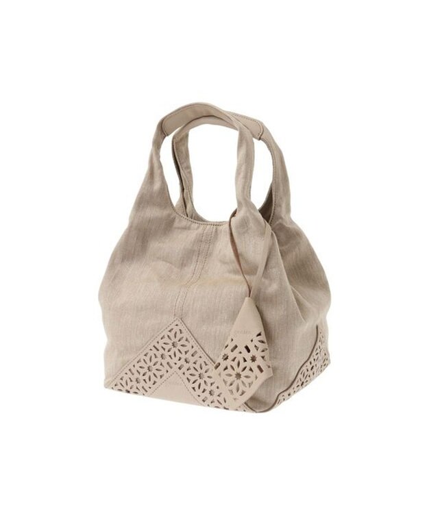 genten リノ トートバッグ小 イエローブラウン