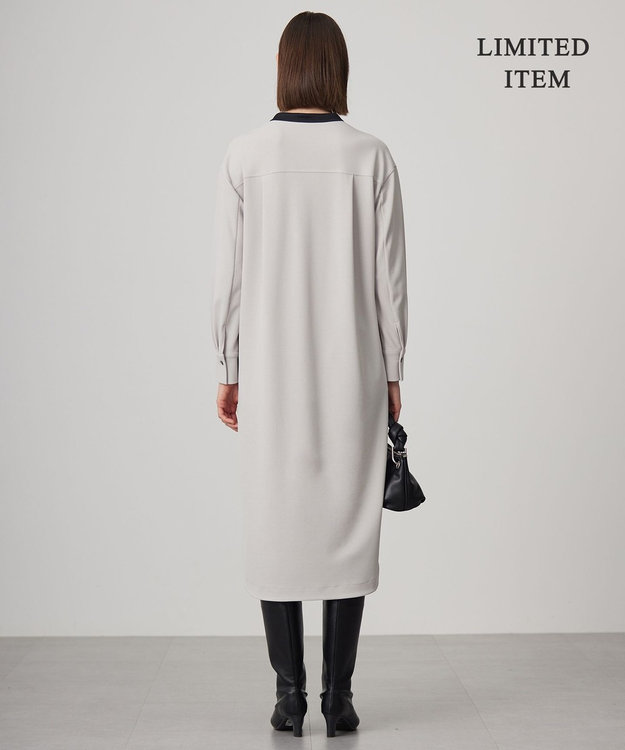 ICB 【WEB限定・洗える】アムンゼンジャージー ワンピース ベージュ系