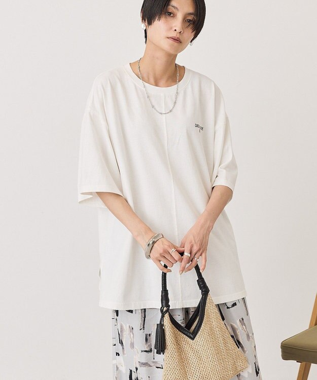 AMERICAN HOLIC バックロゴルーズＴシャツ Off White